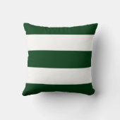 新しいハンターの緑及び白のストライプなソファの枕ギフト クッション (裏面)