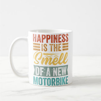 新しいバイクの香りこそ幸せ Funny コーヒーマグカップ
