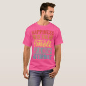 新しいバイクの香りこそ幸せ Funny Tシャツ (正面フル)