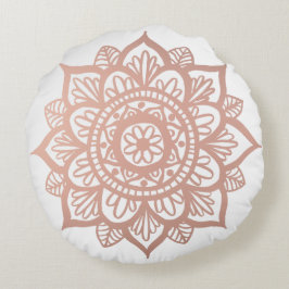 新しいバラ金ゴールドマンダララウンドピロー ラウンドクッション