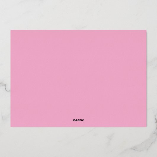 新しいバレンタイン金箔の誕生のお知らせ 箔シーズンカード (裏面)