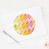 新しいパターン作成 ラウンドシール (封筒)