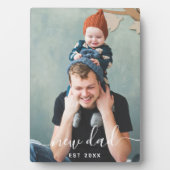 新しいパパとベビー写真記念 フォトプラーク (正面)
