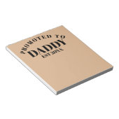 新しいパパのサプライズユニークギフトに昇進 ノートパッド (アングル)