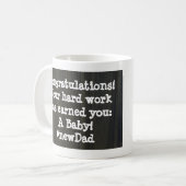 新しいパパのマグ コーヒーマグカップ (正面左)