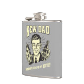 新しいパパ:誰かが私のボトルを持って来る フラスク (左)