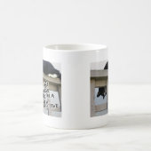 新しいパースやる気を起こさせるキャット写真 コーヒーマグカップ (中央)