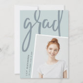 新しいパースペクティブ |写真卒業のお知らせ 案内状 (正面)