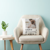 新しいパーソナライズされたフォトソングの再生リスト クッション (椅子)