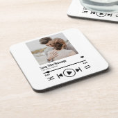 新しいパーソナライズされたフォトソングの再生リスト コースター (左側)