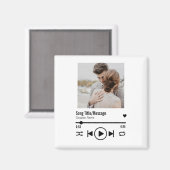 新しいパーソナライズされたフォトソングの再生リスト マグネット (正面/裏面)