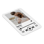 新しいパーソナライズされたフォトソングの再生リスト マグネット (右側)