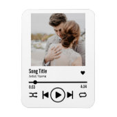 新しいパーソナライズされたフォトソングの再生リスト マグネット (縦)