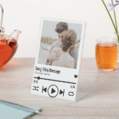 新しいパーソナライズされたフォトソングの再生リスト 台座サイン (インサイチュ)