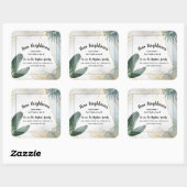 新しいパーソナライズされた近隣紹介カード – Mee スクエアシール (シート)