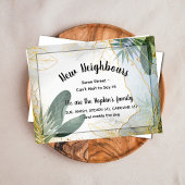 新しいパーソナライズされた近隣紹介カード – Mee ポストカード