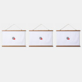 新しいパーソナライズ文字ロゴウッドトップトップウォールテースター 吊り下げ型タペストリー (トリプル)