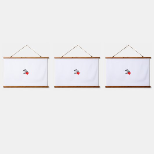 新しいパーソナライズ文字ロゴウッドトップトップウォールテースター 吊り下げ型タペストリー (トリプル)