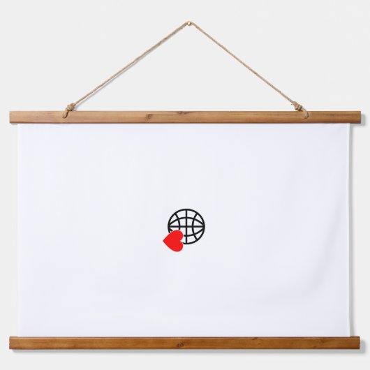 新しいパーソナライズ文字ロゴウッドトップトップウォールテースター 吊り下げ型タペストリー (正面3)