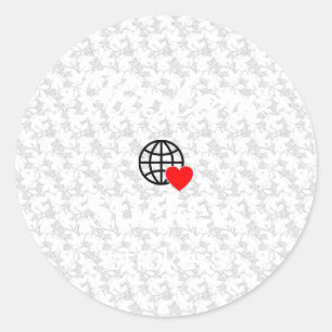 新しいパーソナライズ文字ロゴスタンプ ラウンドシール