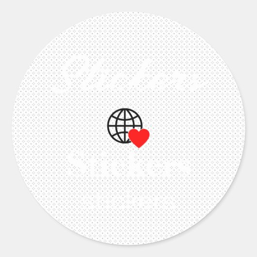 新しいパーソナライズ文字ロゴスタンプ ラウンドシール (正面)