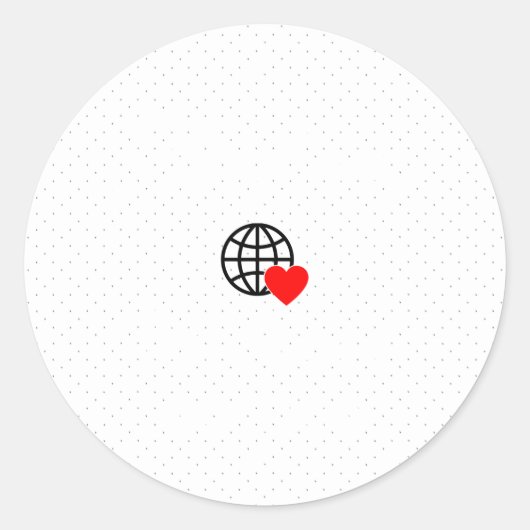 新しいパーソナライズ文字ロゴスタンプ ラウンドシール (正面)