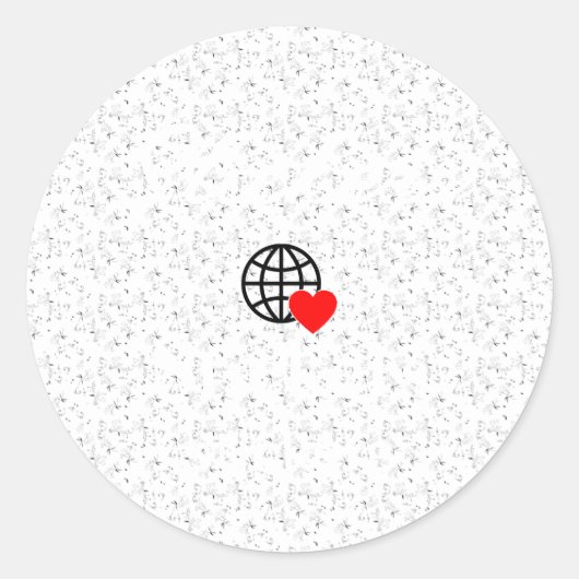 新しいパーソナライズ文字ロゴスタンプ ラウンドシール (正面)