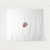 新しいパーソナライズ文字ロゴタペストリー タペストリー (正面(横))