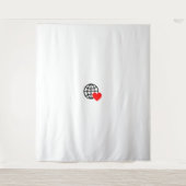 新しいパーソナライズ文字ロゴタペストリー タペストリー (正面)