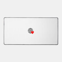 新しいパーソナライズ文字ロゴデスクマット