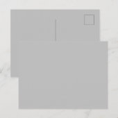 新しいパーソナライズ文字ロゴバチュラーパーティの呼び出し インビテーションポストカード (正面/裏面)