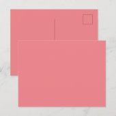 新しいパーソナライズ文字ロゴバチュラーパーティの呼び出し インビテーションポストカード (正面/裏面)