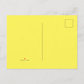 新しいパーソナライズ文字ロゴバチュラーパーティの呼び出し インビテーションポストカード (裏面)