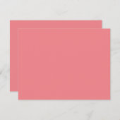 新しいパーソナライズ文字ロゴフラットノートカード ノートカード (正面/裏面)