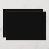 新しいパーソナライズ文字ロゴフラット招待状 招待状 (正面/裏面)