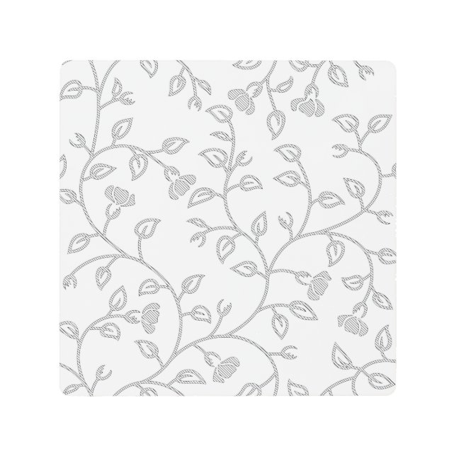 新しいパーソナライズ文字ロゴメタルウォールアート メタルプリント (正面)