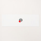 新しいパーソナライズ文字ロゴヨガマット ヨガマット (裏面(横))