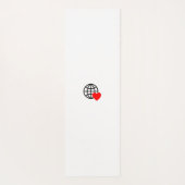 新しいパーソナライズ文字ロゴヨガマット ヨガマット (裏面)