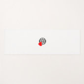 新しいパーソナライズ文字ロゴヨガマット ヨガマット (正面(横))