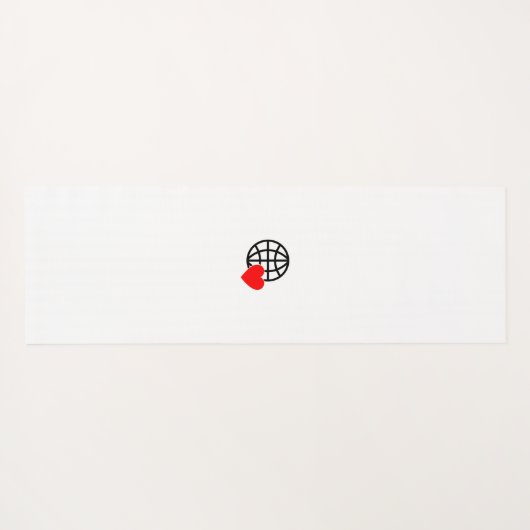 新しいパーソナライズ文字ロゴヨガマット ヨガマット (裏面(横))