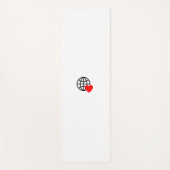 新しいパーソナライズ文字ロゴヨガマット ヨガマット (正面)