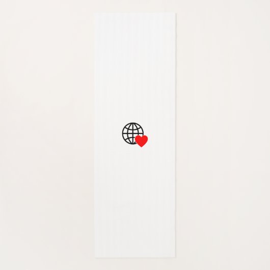 新しいパーソナライズ文字ロゴヨガマット ヨガマット (裏面)