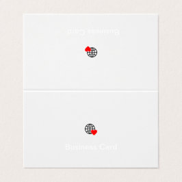 新しいパーソナライズ文字ロゴ折り畳み名刺 名刺