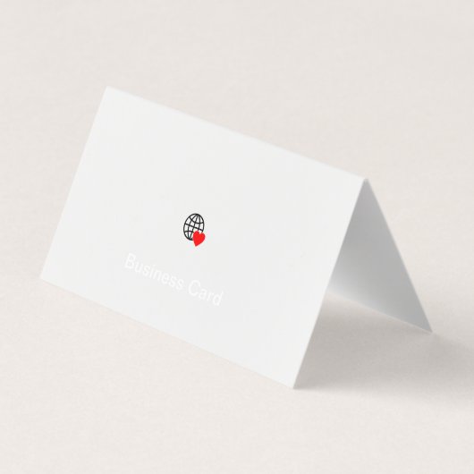 新しいパーソナライズ文字ロゴ折り畳み名刺 名刺 (裏面)