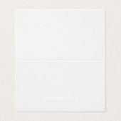 新しいパーソナライズ文字ロゴ折り畳み名刺 名刺 (外部フラット)