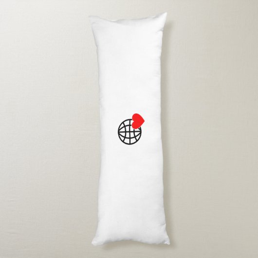 新しいパーソナライズ文字ロゴ抱き枕 ボディピロー (裏面 (縦))