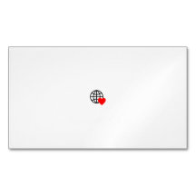 新しいパーソナル文字ロゴ名刺マグネット