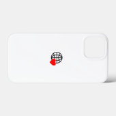 新しいパーソナル文字ロゴiPhone 13ミニケース Case-Mate iPhoneケース (裏面 (横))