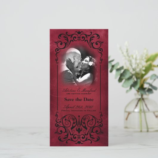 新しいビクトリアン：赤と黒の日付を保存 セーブザデート (スタンド正面)