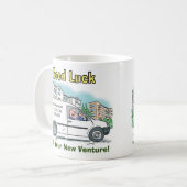 新しいビジネスの成功 コーヒーマグカップ (正面左)